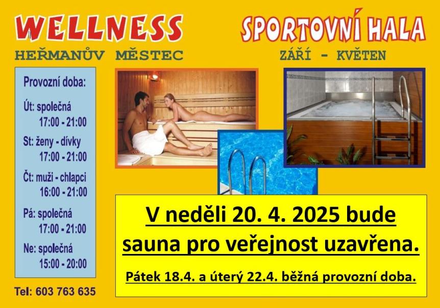 Sauna Velikonoce