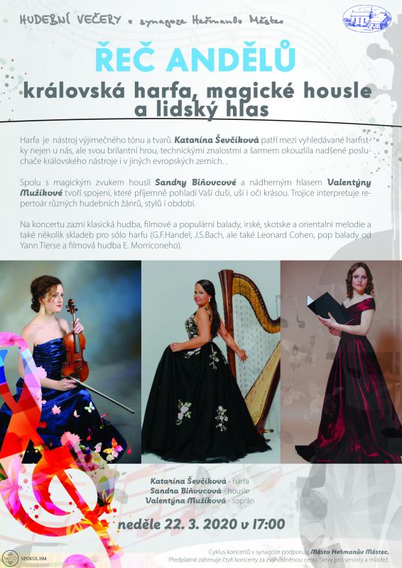ŘEČ ANDĚLŮ - královská harfa, magické housle a lidský hlas