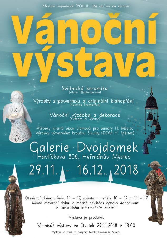 Vánoční výstava v židovském dvojdomku